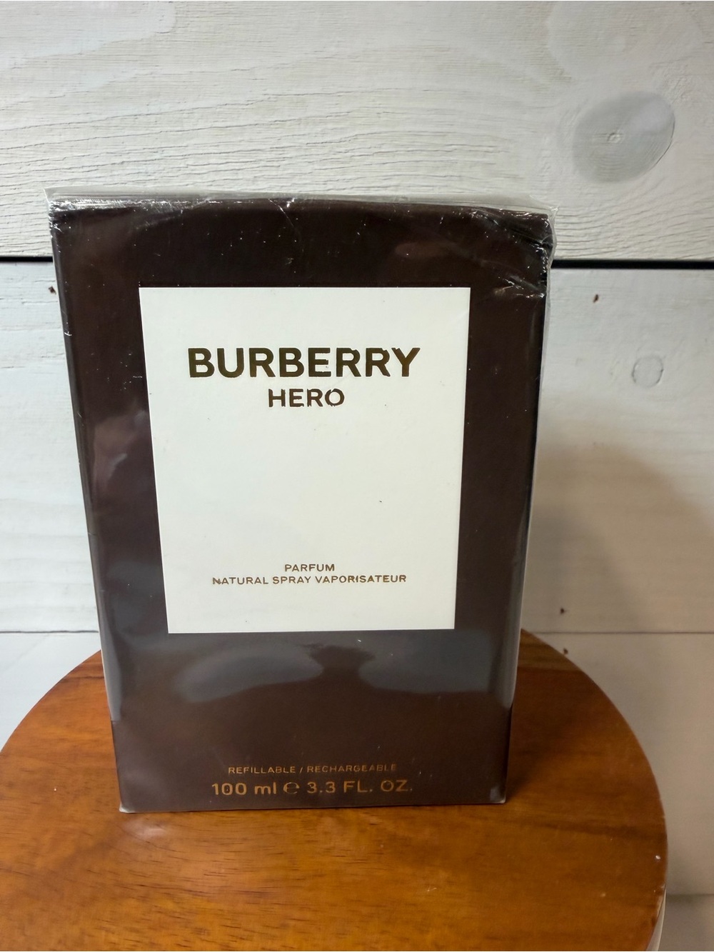Burberry Men’s Hero Parfum 100ml 3.3 oz - Brand New Seal (Box damaged)